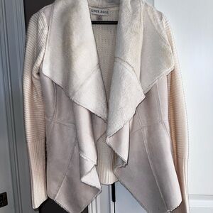 Knox Rose Ivory Knit Cardigan Jacket